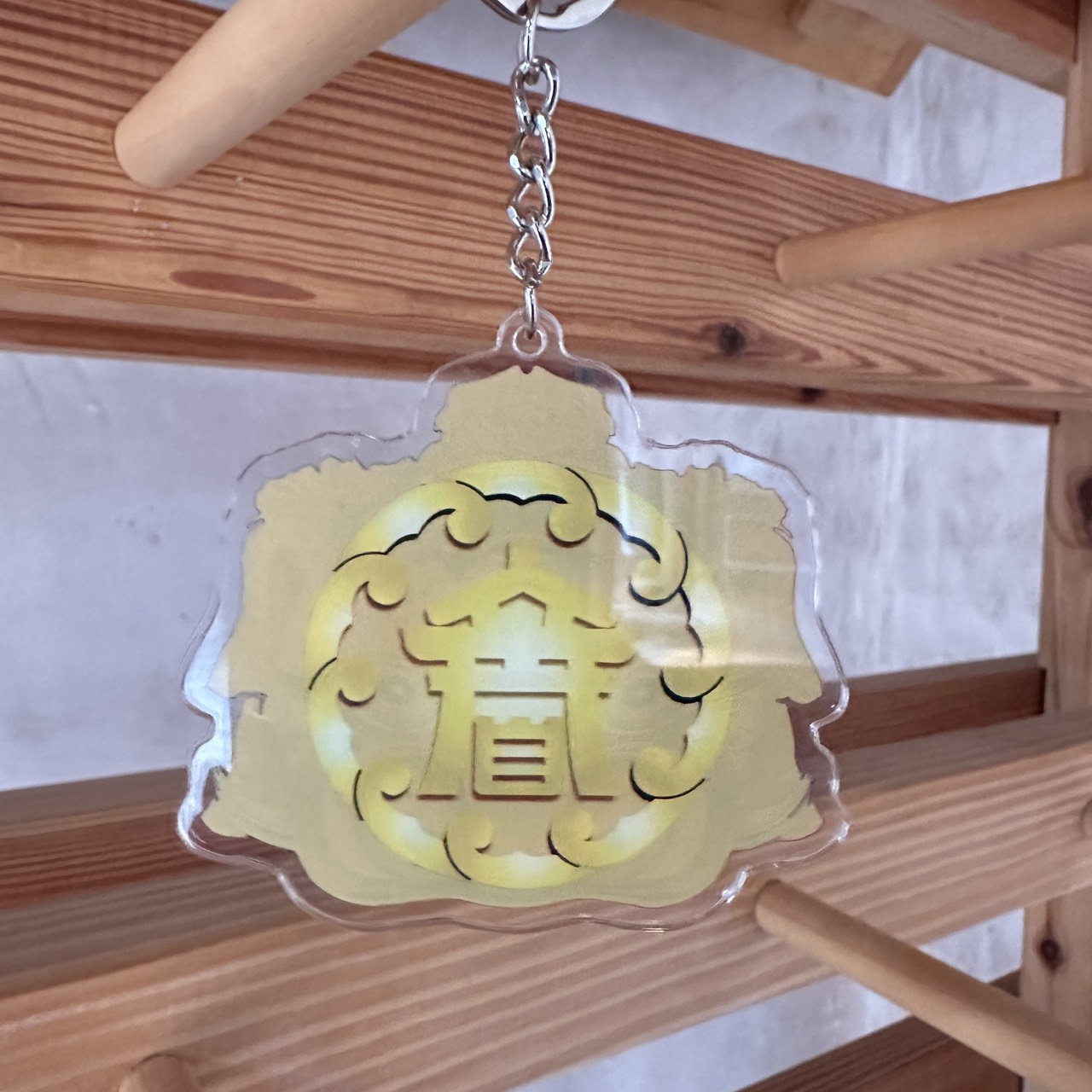 泥塑紙糊-獅頭鑰匙圈 (許建福)