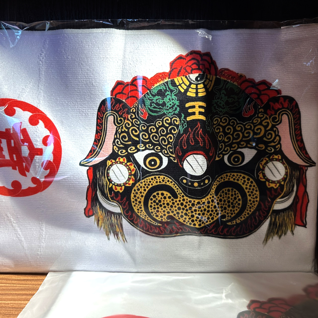 泥塑紙糊-文創獅藝毛巾 (許建福)