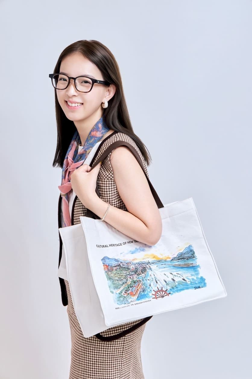 李乾朗手繪托特包