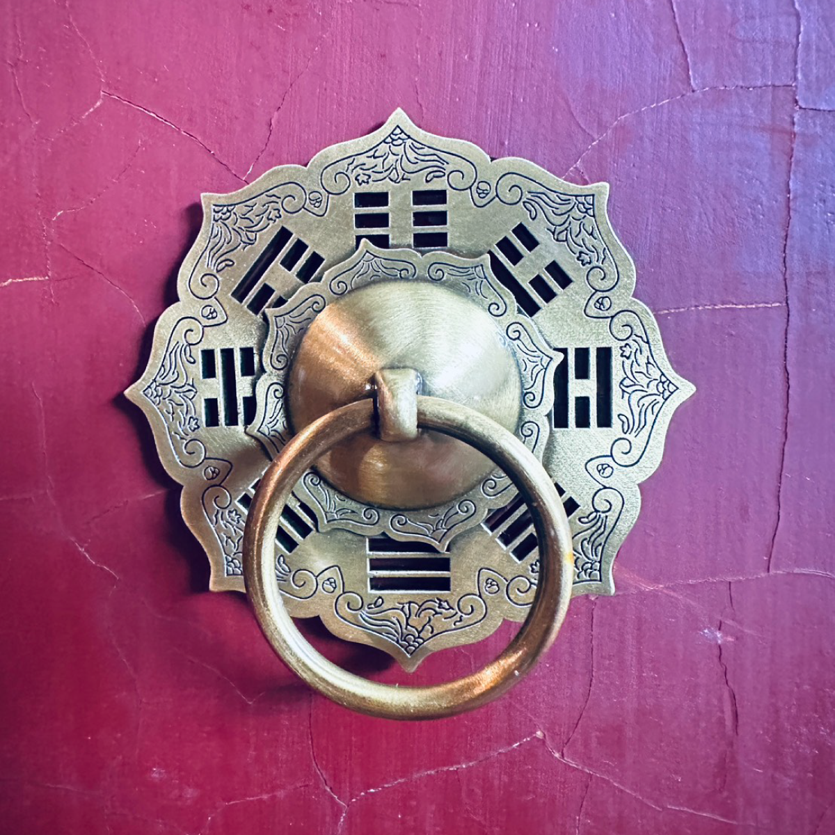 開運八卦門環磁鐵